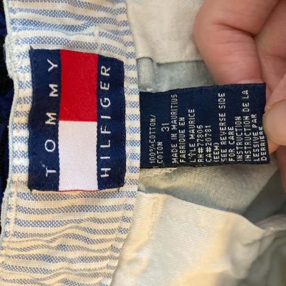 Tommy Hilfiger Vintage Bleached High Waist Women’s Short Size 31 Y2K - Picture 8 of 9